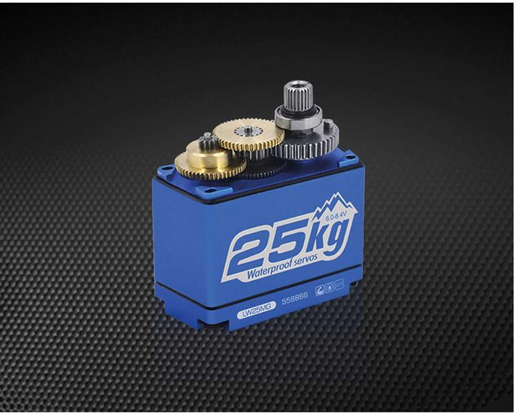 Actual product image Power HD Servo LW-25MG / 25.0kg / 0.14sec. / 6V - 8.4V / Waterproof