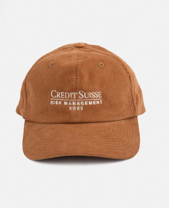 Immagine prodotto Plakativ «Credit Suisse Risk Management» Corduroy Cap Camel
