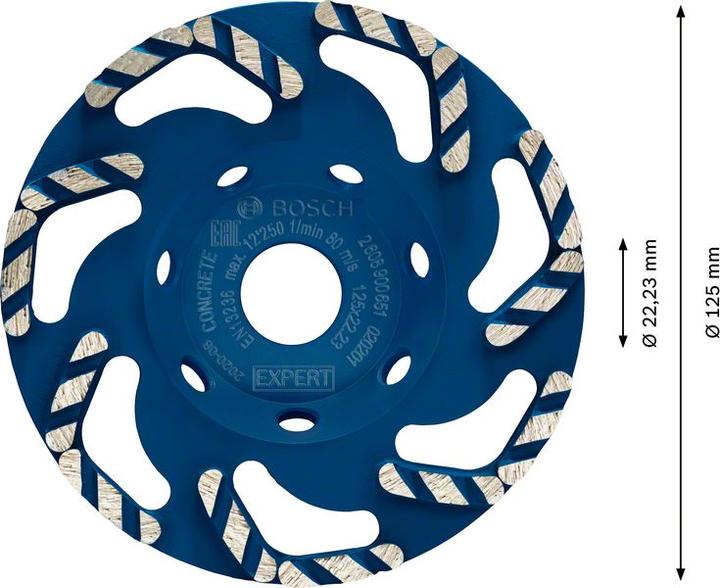 Produktbild Bosch Professional Zubehör EXPERT HardCeramic 76 mm Diamanttrennscheiben 76 x 1,5 x 10 mm