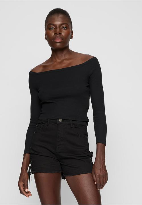 Immagine prodotto Urban Classics Donna Off Shoulder Rib Longsleeve - 16497 (XL)