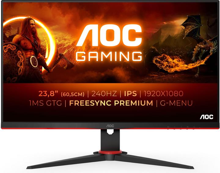 AOC 24G2ZE/BK (1920 x 1080 pixels, 23.80")