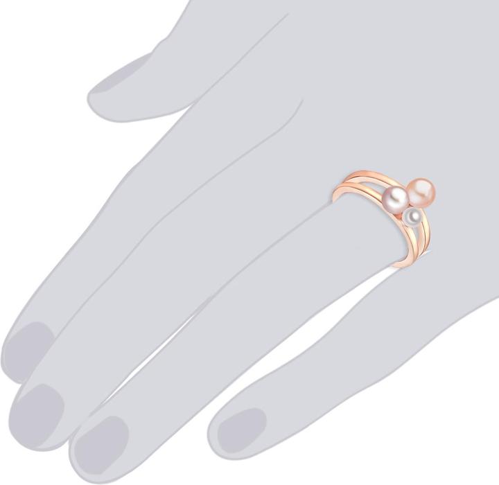 Produktbild Lulu & Jane Sterling Silber Süsswasser-Zuchtperle roségold - 33288 (60, 925 Silber)