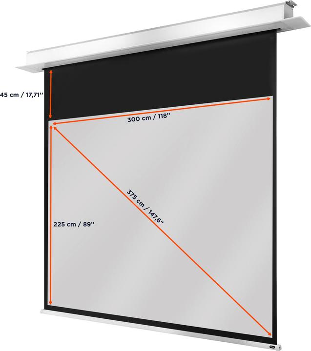 Produktbild Celexon Einbauleinwand Motor Professional + 300x225cm 4:3 (148.03", 4:3)