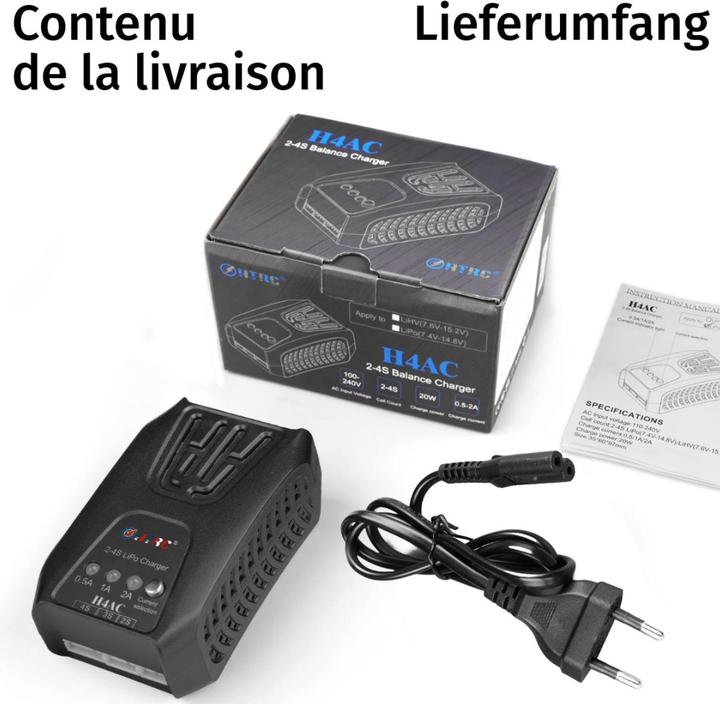 Produktbild HTRC Ladegerät H4 20W (2A)