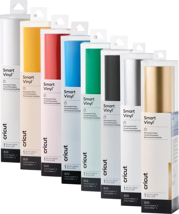 Immagine prodotto Cricut Film in vinile Smart rimovibile 33 x 640 cm, 1 pezzo, Bianco