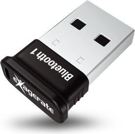 Actual product image Hamlet Baby Bluetooth usb class 1 adapter, 50 metres colour black (Transmitter & Receiver)