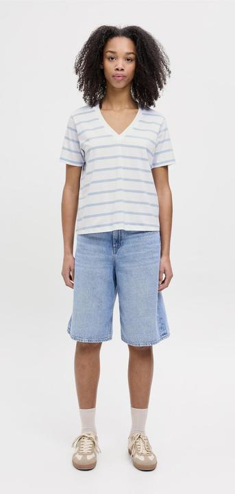 Actual product image JJXX Jxannie Reg Vneck Stripe Ss Tee Jrs Sn (XL)