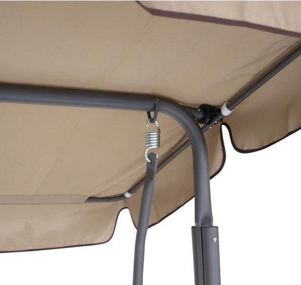 Actual product image Degamo Hollywood swing FLORIDA 3-seater, grey/cream