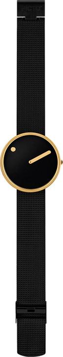 Image du produit Picto 43387-1020 Montre unisexe noire et or 40mm 5ATM (Montre analogique, 40 mm)