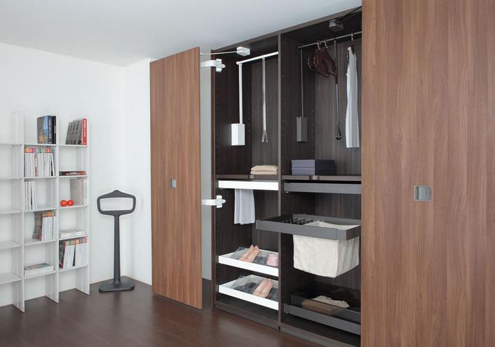 Actual product image Servetto Pull-out frame side rails Papillon anthracite (1 pcs.)