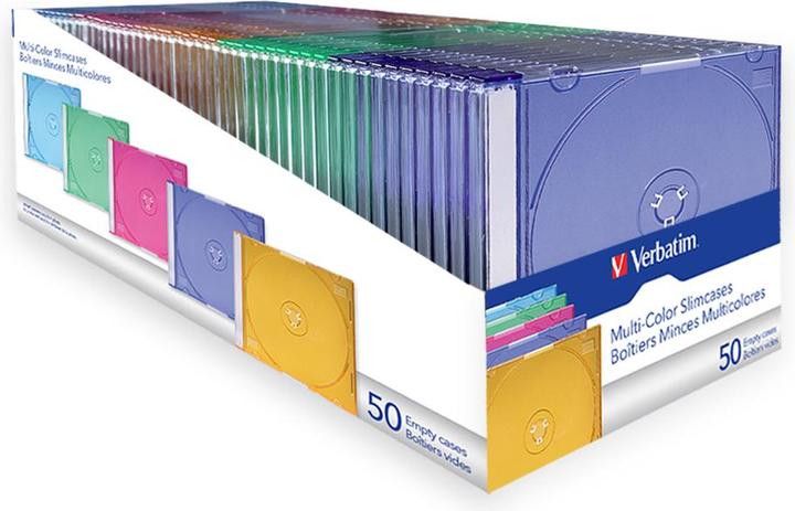 Image du produit Verbatim Slim Cd/Dvd Jewel Case Jc50 (50 x)