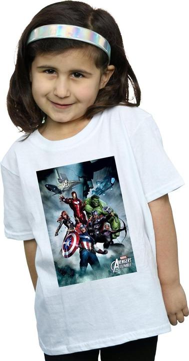 Immagine prodotto Avengers Team Montage Maglietta Ragazze (116)