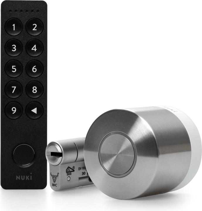 Produktbild Nuki Home Set ULTRA (5th Gen) EU-Zylinder (Smartphone, Schlüsselkarte)
