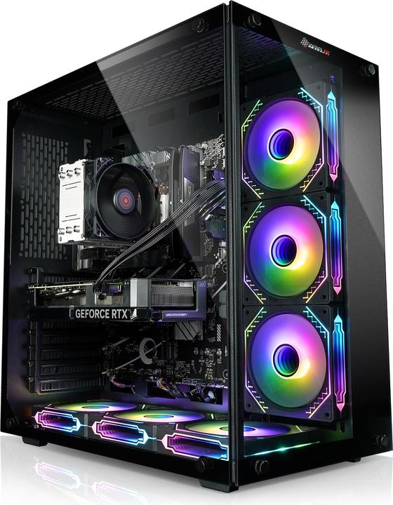 Actual product image Kiebel Gaming PC Panorama V AMD Ryzen 7 5700X, 32GB DDR4, NVIDIA RTX 3050 8 GB, 1TB SSD, WLAN, Windows 11 (AMD Ryzen 7 5700X, 32 GB, 1000 GB, GeForce RTX 3050)