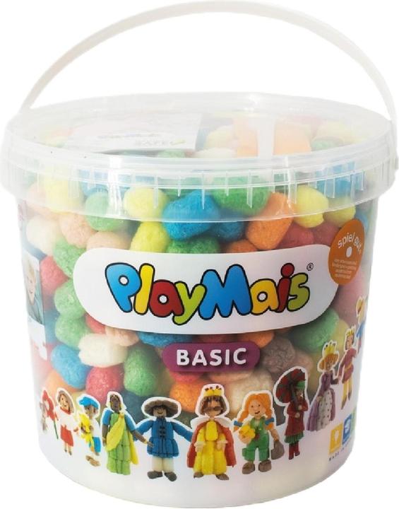 Actual product image PlayMais Play Corn Basic bucket 5 liters (500 pieces)