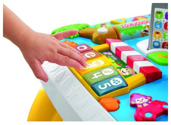 Actual product image Mattel Fisher Price Play Learn Educational Table - Greek English for 6+ Months DRH43