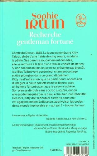 Image du produit Recherche gentleman fortuné : guide à l'usage des jeunes filles (Français, Irwin Sophie, 2024)
