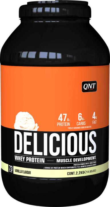 Actual product image QNT Delicious Whey Protein (Vanilla, 1 pcs., 2200 g)