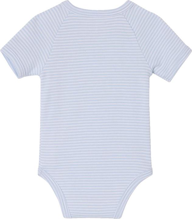 Actual product image Vertbaudet Bio-Kollektion: 3er-Pack Baby Kurzarm-Bodys in Wickelform PETIT COEUR (56)