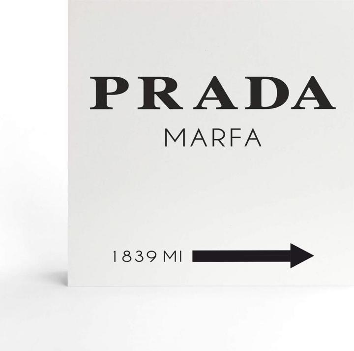 Image du produit Trenddeko à poser - Prada Marfa (15 x 15 cm)