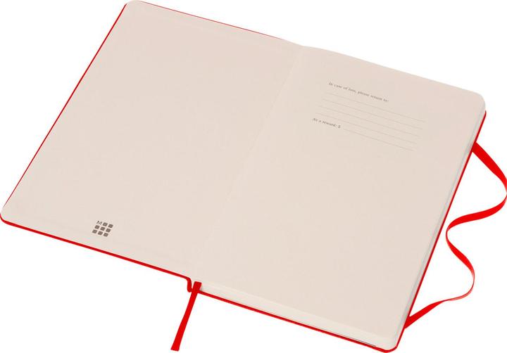 Image du produit Moleskine Carnet Classic Large (A5, Blanc, Couverture rigide)