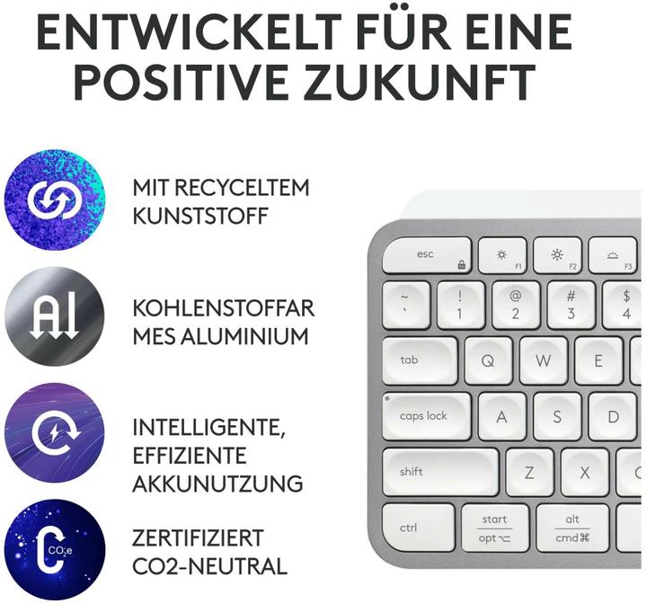 Actual product image Logitech MX Keys S (CH, Wireless)