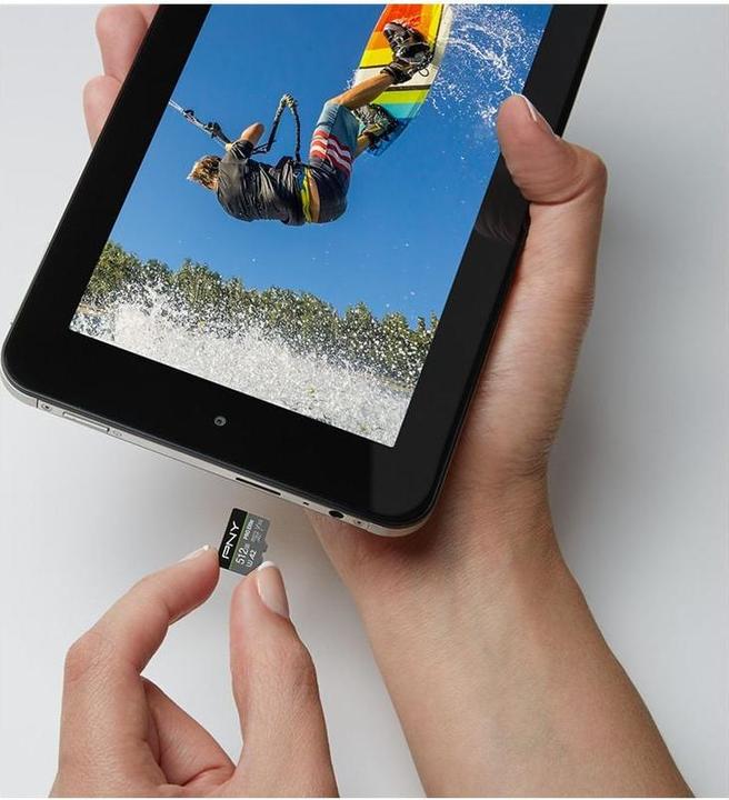 Actual product image PNY Pro Elite (512 GB, microSDXC, U3, UHS-I)