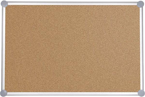 Actual product image Maul Pinboard, cork surface, WxH 1800 x 900 mm. (Bulletin board, 90 x 180 cm)