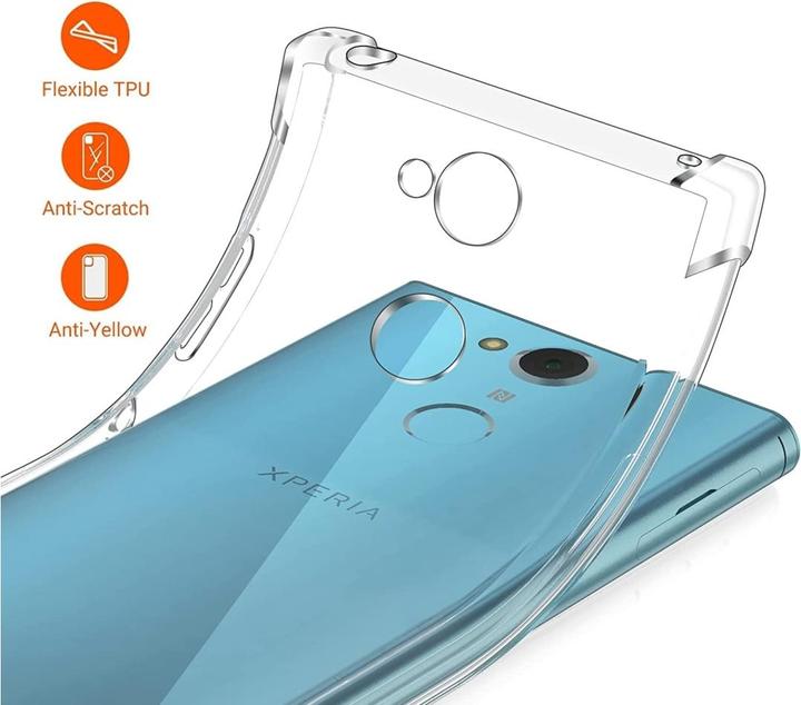 Produktbild Screenguard Sony Xperia XA2 Hülle Crystal Soft Airbag Bumper (Sony Xperia XA2)