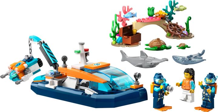 Actual product image LEGO 60377 Marine explorer boat (60377, LEGO City)