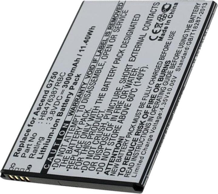 Actual product image Huawei Ascend G750 Battery G750-T00, B199, Glory 4, Honor 3X