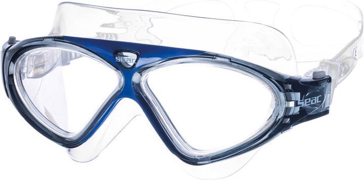 Produktbild Seac Schwimmbrille Vision HD blau beschlagfrei, UV-Schutz 100%, hypoallergenes Silikon (One Size)