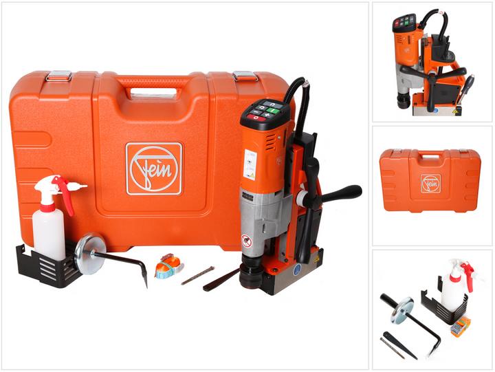 Actual product image Fein AKBU 35 PMQW Select 18 V Brushless Li-Ion Battery Magnetic Core Drill up to 35 mm Solo in Case (Rechargeable battery operated)