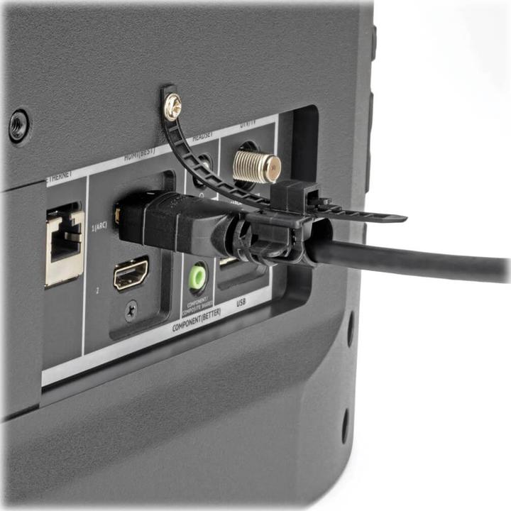 Image du produit Eaton HDMI Cable Lock Clamp/Tie/Screw (pince/boucle de câble HDMI) (0.16 m, HDMI)