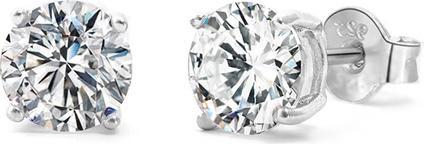Immagine prodotto Beneto Bellissimi orecchini con zirconi scintillanti AGUP - Diametro: 0,6 cm (L)