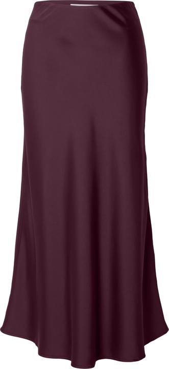 Selected Femme Slflena Hw Midi Skirt Noos