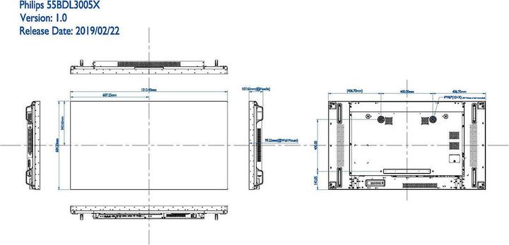 Produktbild Philips 55BDL3005X (1920 x 1080 Pixel, 55")