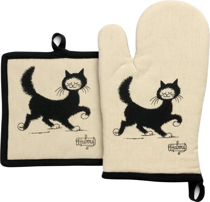 Actual product image Winkler set gant et manique - chat balade dubout (Filling made from 100% cotton, Cover made from 100% cotton)