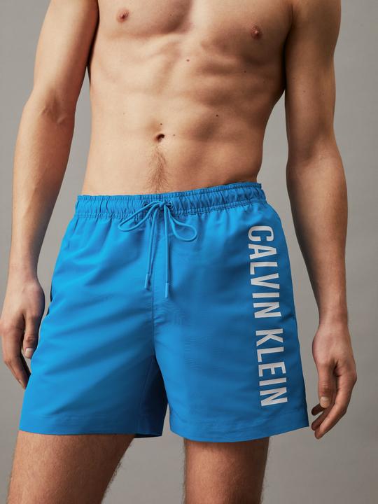 Calvin Klein Medium Drawstring Heren Zwembroek - Faience Blue - Maat XXL (XXL)