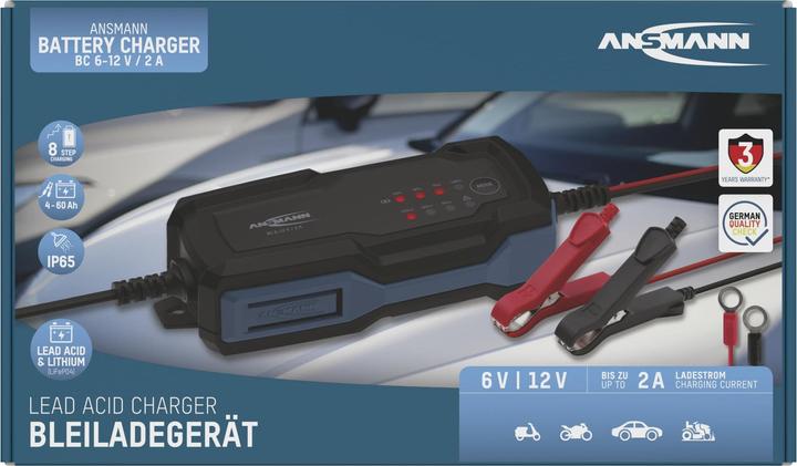 Produktbild Ansmann Ladegerät Bleiakkus BC 6-12V / 2 A (6V, 12V, 2 A)