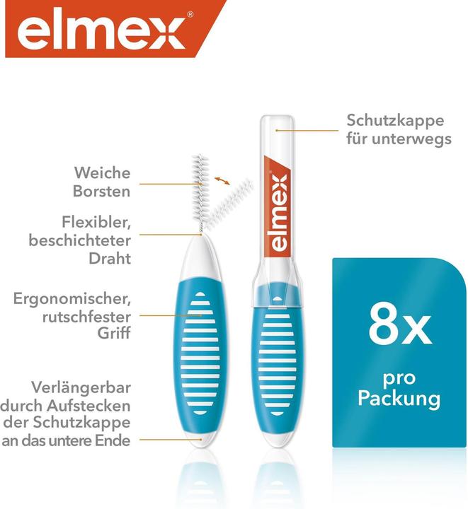 Produktbild Elmex Blau, Grösse 3 (8 x, 3 mm)