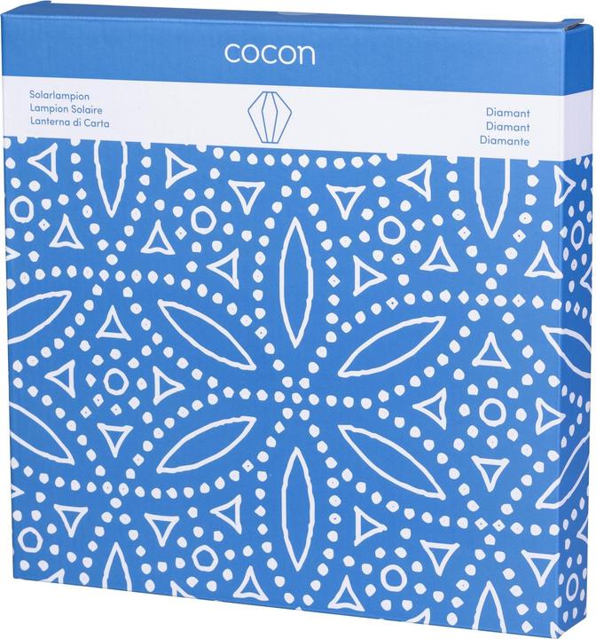 Image du produit Cocon Lampion LED Solar Diamant, bleu (0.44 m)