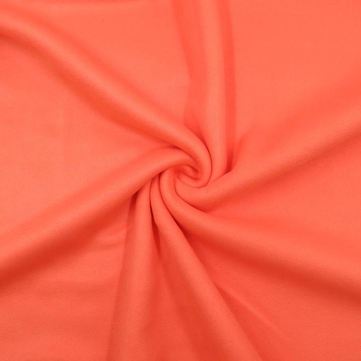 Stoffrestposten Premium Fleece - Apricot