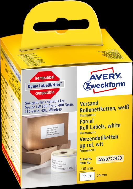 Produktbild Avery Rollenetiketten