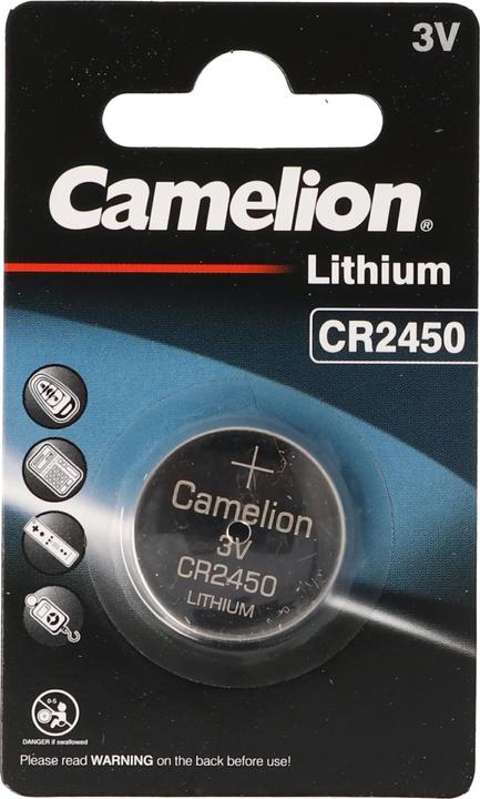 Immagine prodotto Camelion CR2450-BP1 - Einwegbatterie - CR2450 - Lithium - 3 V - 1 Stück(e) - Knopf/Münze (1 pz., CR2450, 550 mAh)