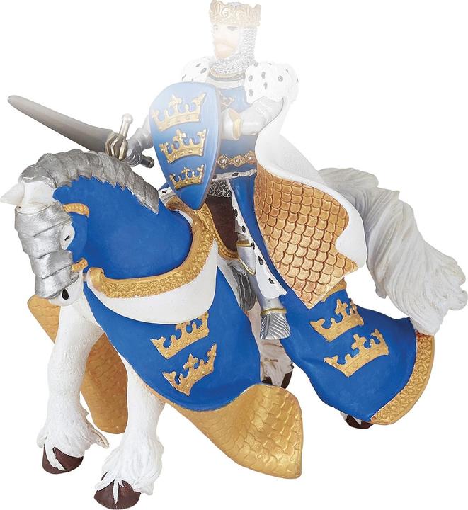 Image du produit Papo Cheval du roi Arthur bleu