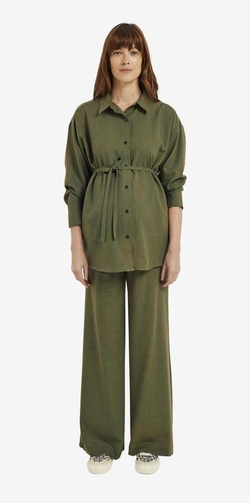 Produktbild Vertbaudet 2-teiliges Loungewear-Set für Schwangerschaft und Stillzeit, Leinen-Optik