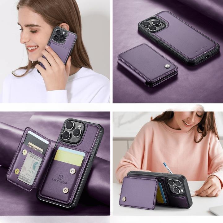 Actual product image Cover-Discount iPhone 16 Pro - 2-in-1 back cover with credit card holder (Apple iPhone 16 Pro)