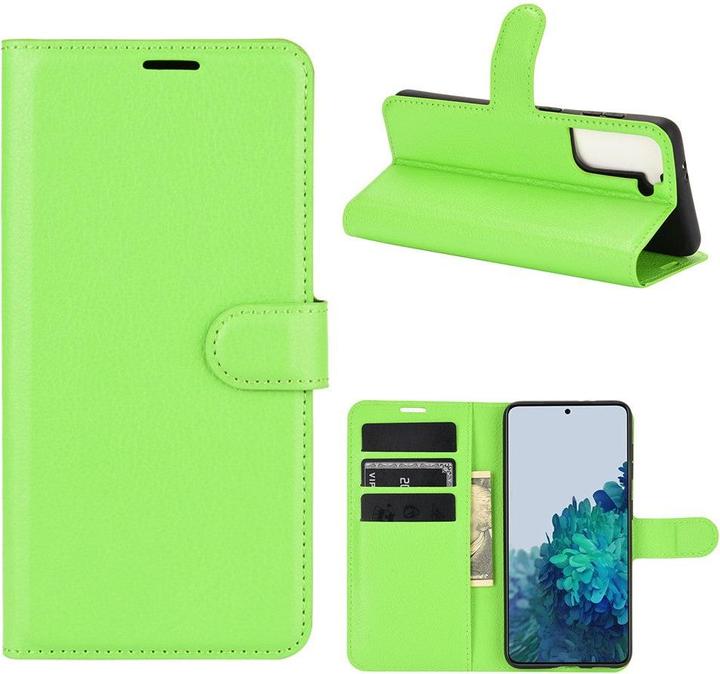 Produktbild Cover-Discount Galaxy S21 - Leder Etui Hülle grün (Samsung Galaxy S21)