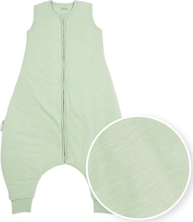 Produktbild Meyco Baby Slub Baby Winter Schlafoverall Jumper - soft green - 80cm (80 cm)